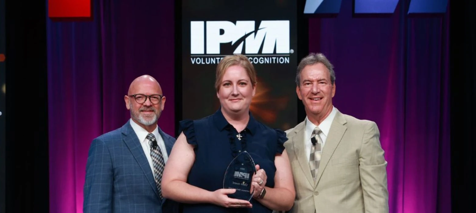 IPMI Volunteer Recognition Tucker accepting award