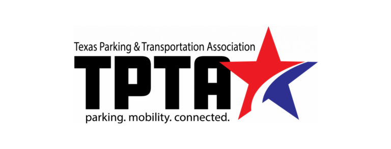 Texas Parking and Transportation Association logo.